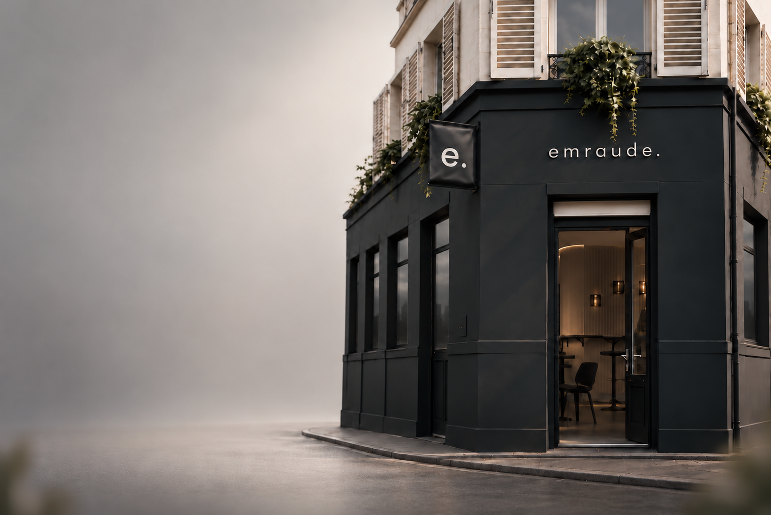 Le studio Emraude, à l’angle de la rue de l’Armorique, Paris